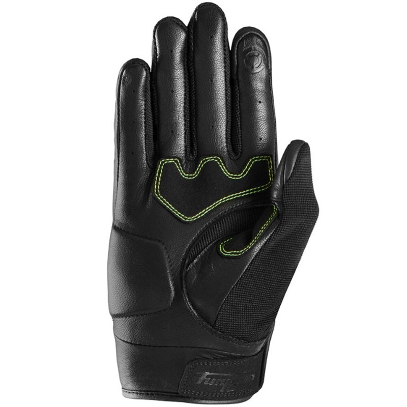 Gants moto Furygan Shade noir-jaune fluo