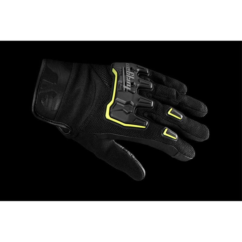 Gants moto Furygan Shade noir-jaune fluo