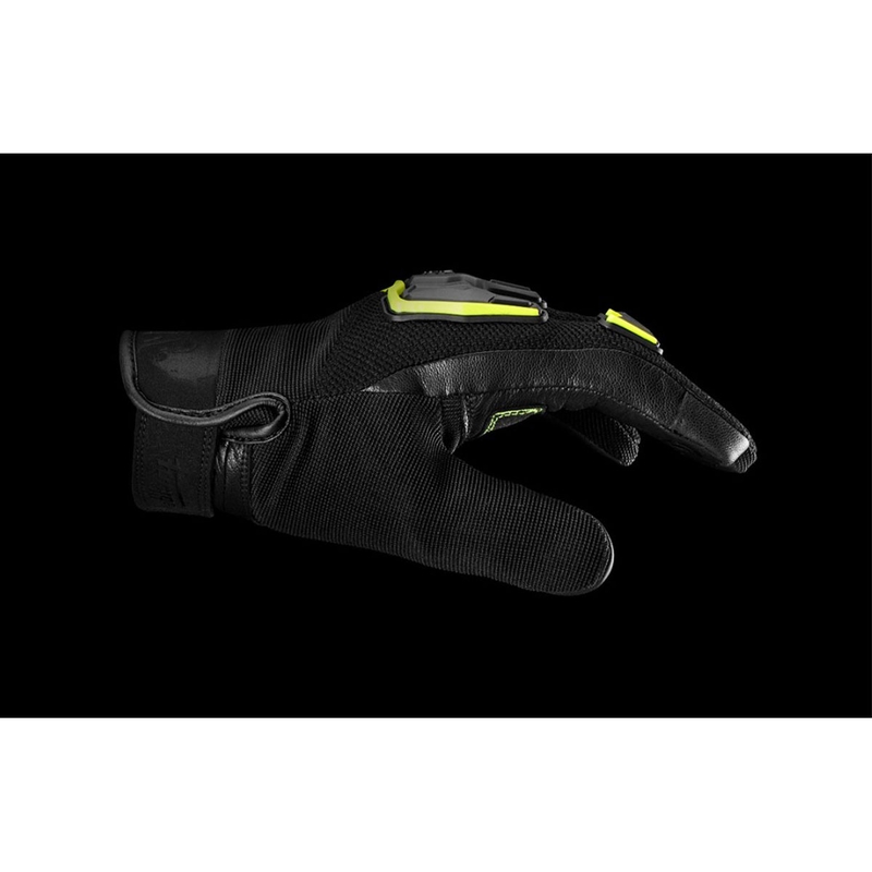 Gants moto Furygan Shade noir-jaune fluo