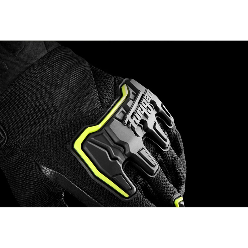 Gants moto Furygan Shade noir-jaune fluo