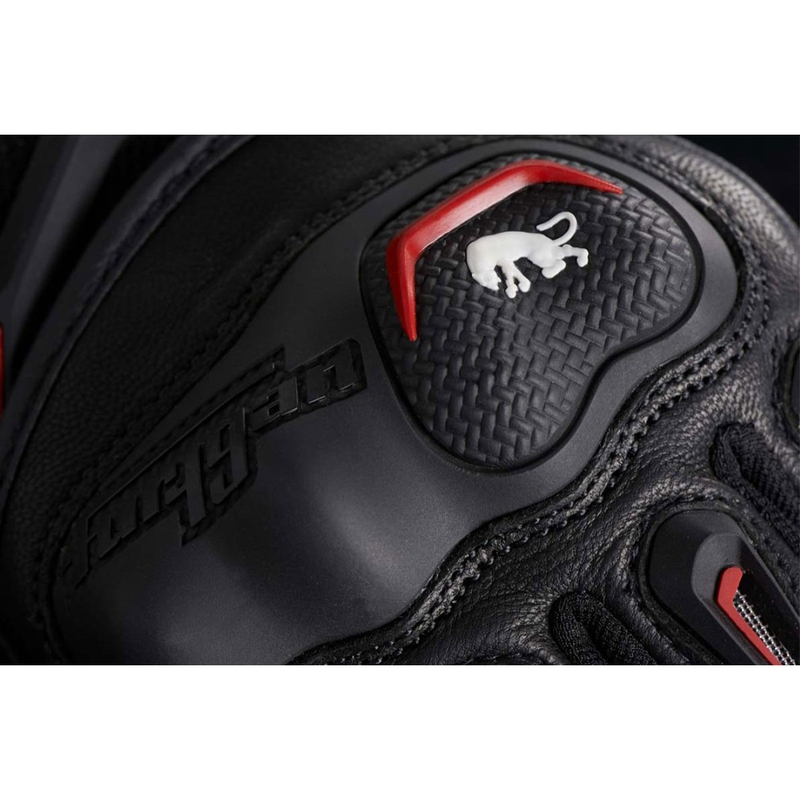 Gants moto Furygan Volt noir-rouge soldes