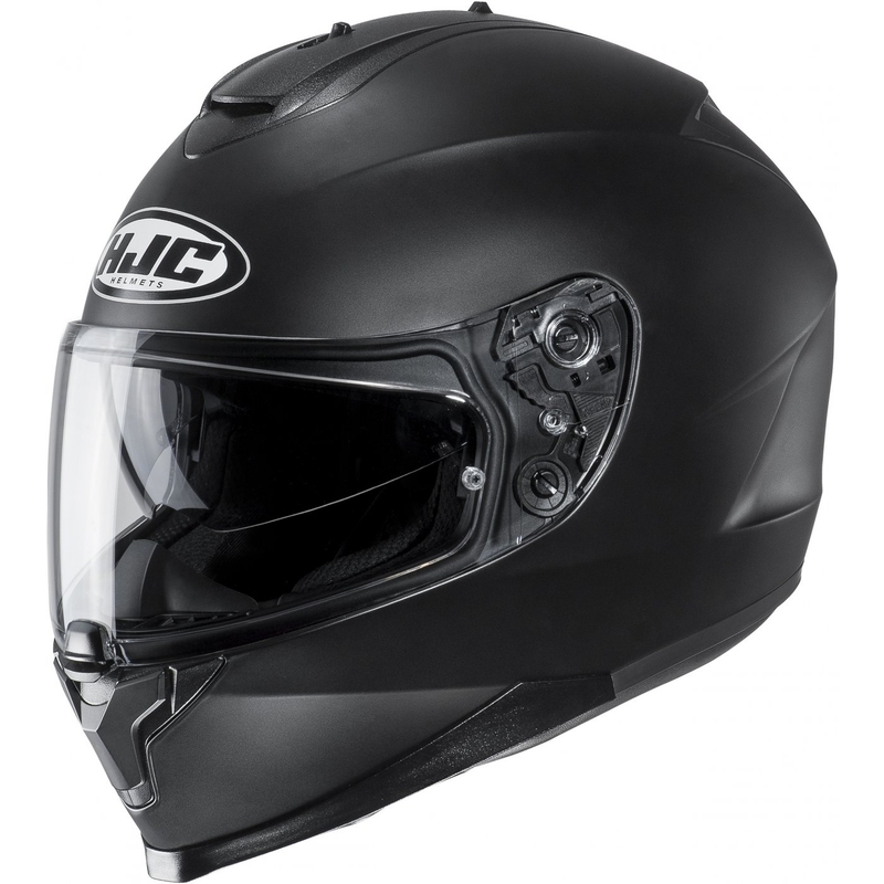 Casque moto intégral HJC C70N Solid Semi flat black