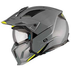 Casque jet MT Streetfighter SV S Solid A22 gris brillant