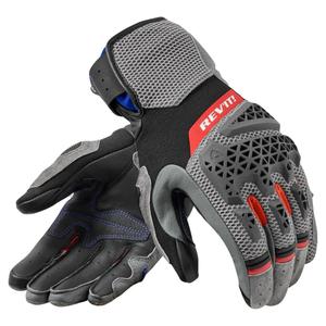Gants moto femme Revit Sand 5 gris-rouge