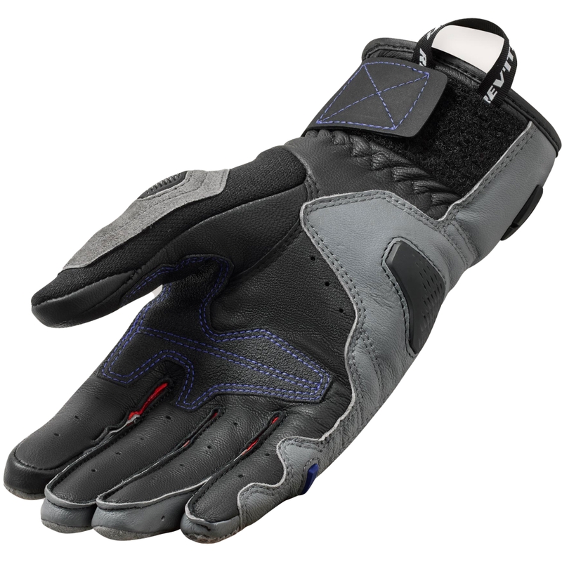 Gants moto femme Revit Sand 5 gris-rouge