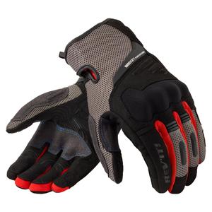 Gants de moto Revit Cavern Gris-Rouge