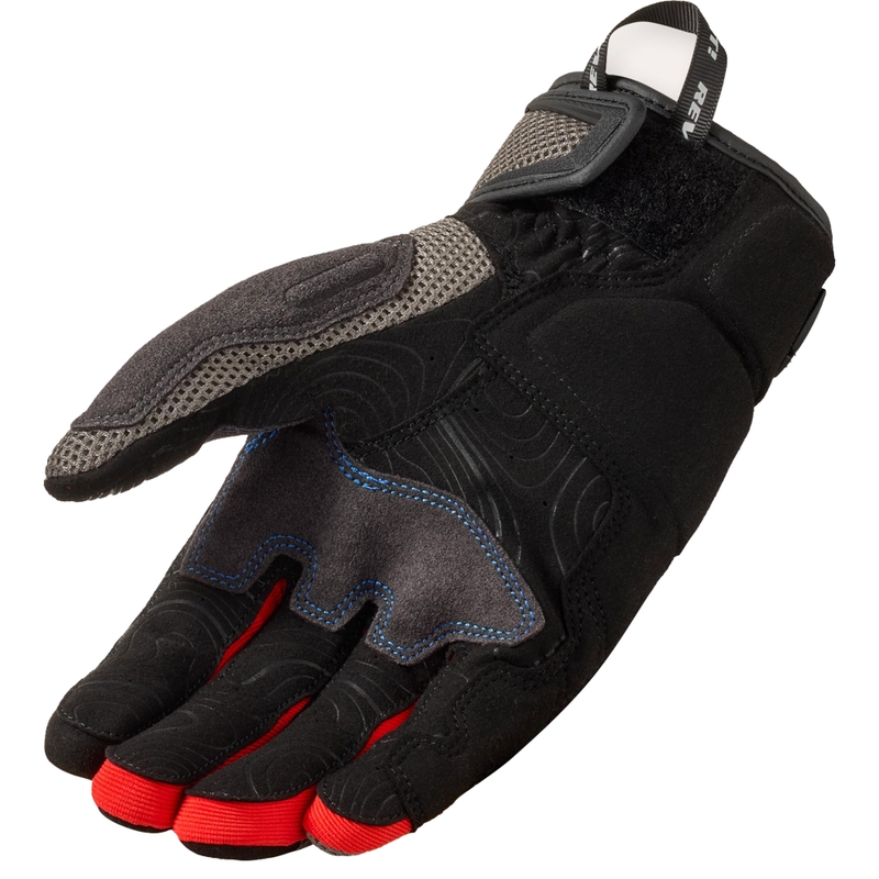 Gants de moto Revit Cavern Gris-Rouge