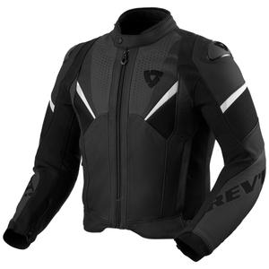 Veste de moto en cuir Revit Automate Noir