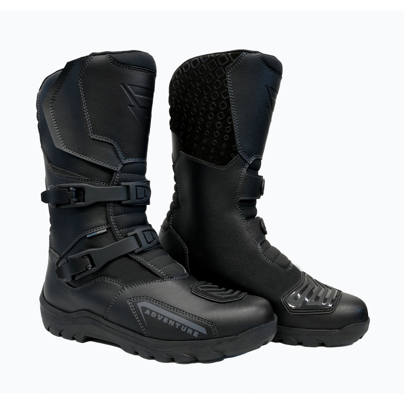 Bottes de moto Street Racer Adventure WP noir