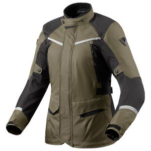 Veste moto femme Revit Voltiac 3 H2O vert-anthracite