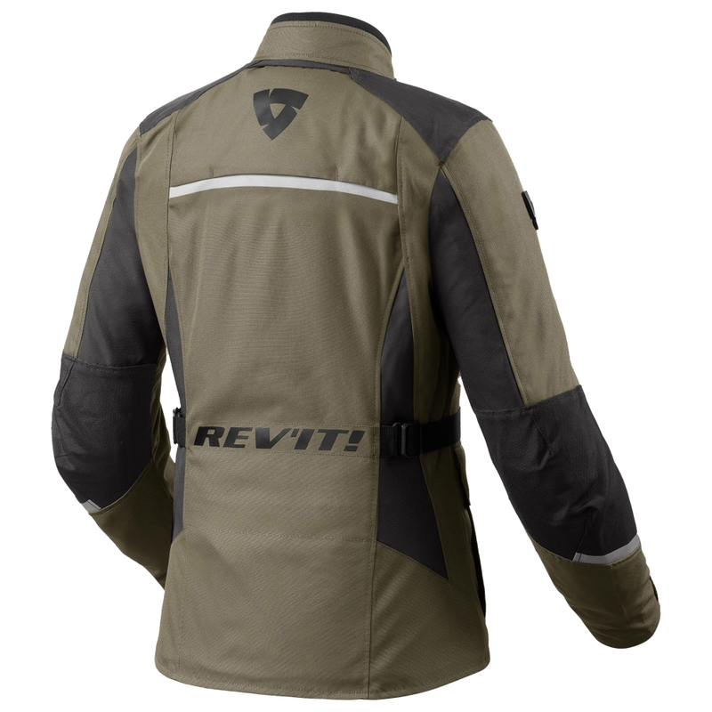Veste moto femme Revit Voltiac 3 H2O vert-anthracite