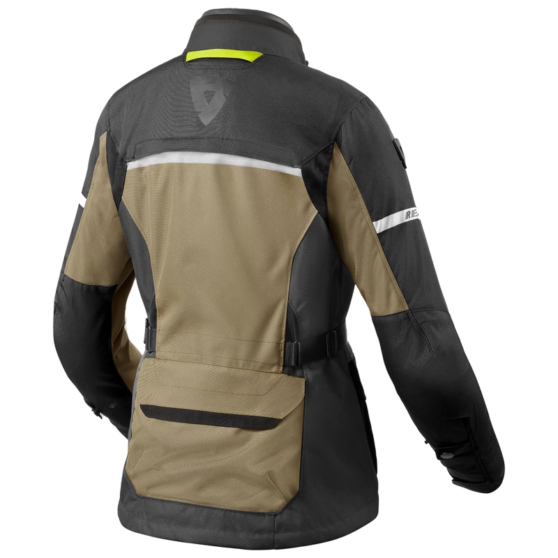 Veste moto femme Revit Outback 4 H2O vert-anthracite