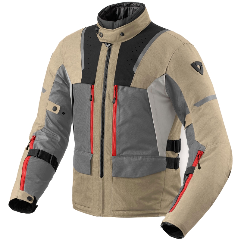 Veste moto Revit Offtrack 2 H2O gris sable