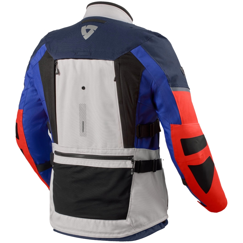 Veste moto Revit Sand 5 H2O argent-bleu