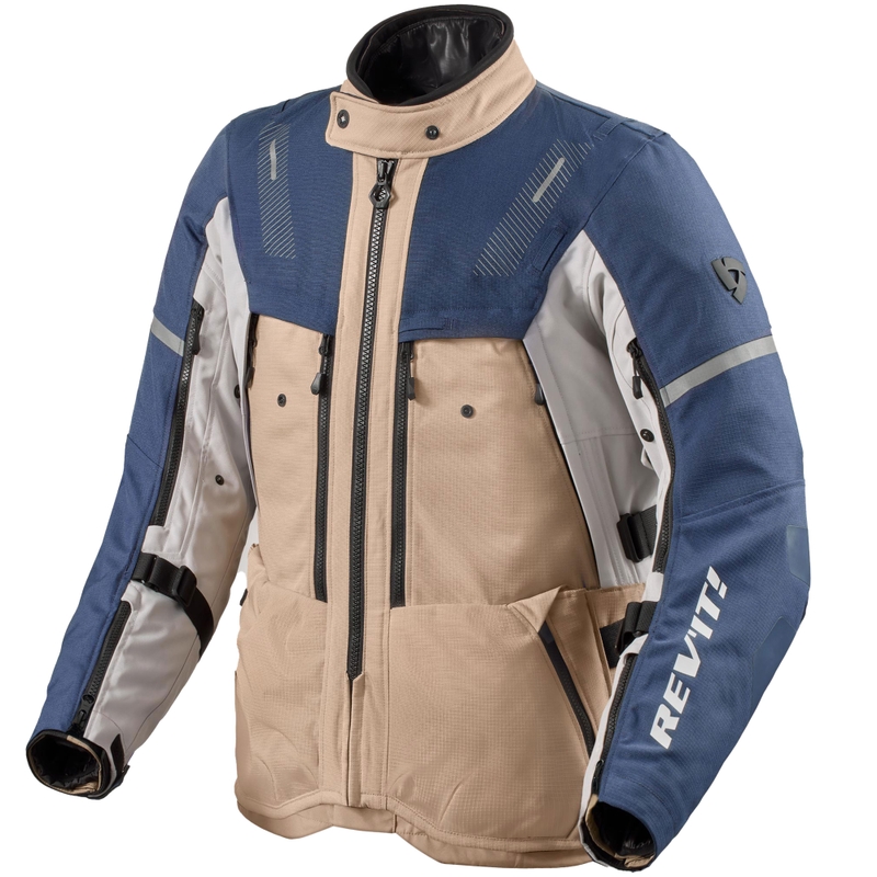 Veste moto Revit Sand 5 H2O bleu sable