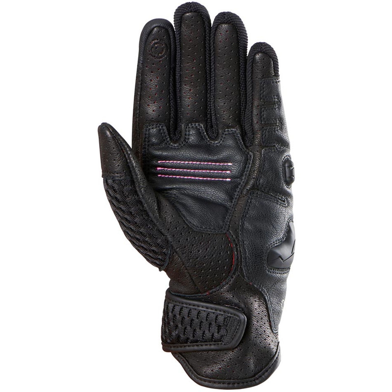 Gants moto femme Furygan TD Air Lady noir-blanc-rose