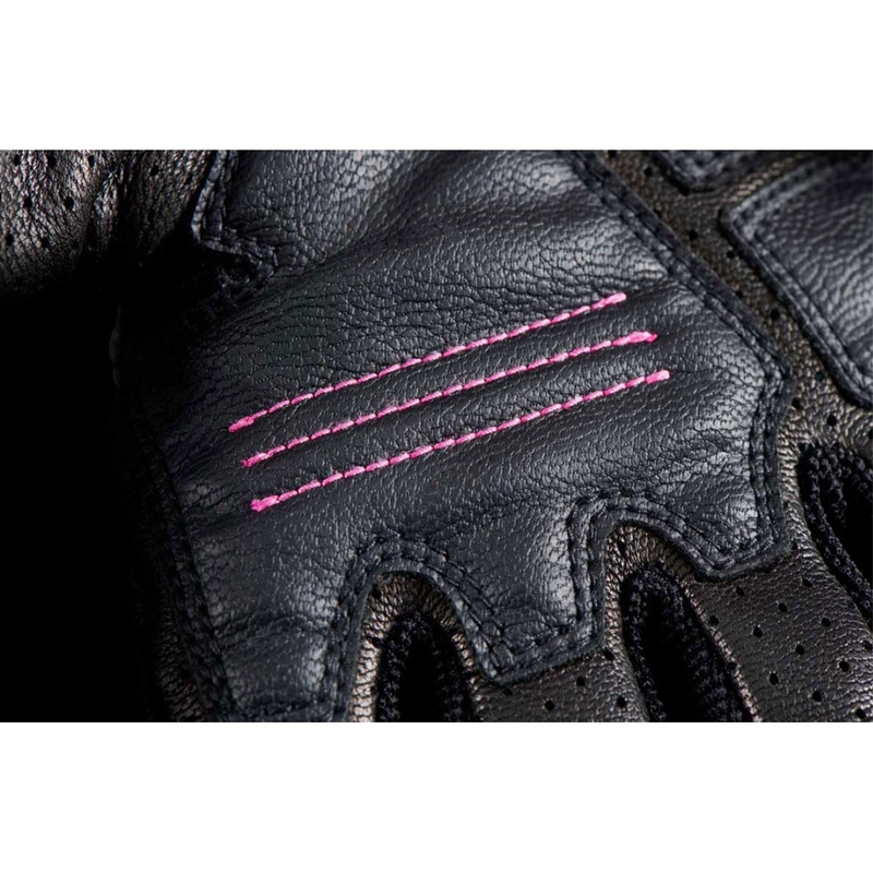 Gants moto femme Furygan TD Air Lady noir-blanc-rose