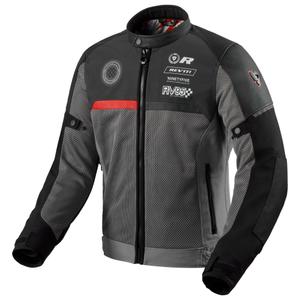 Veste moto Revit Swiftblade noir-rouge