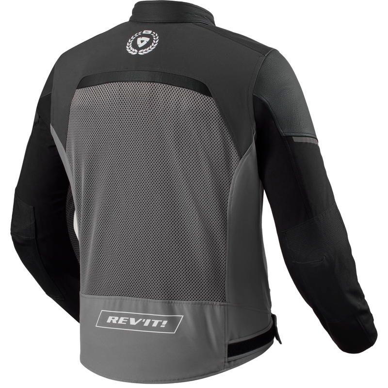 Veste moto Revit Swiftblade noir-rouge