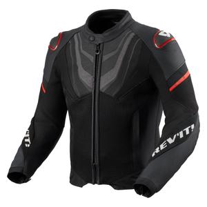 Veste moto Revit Mantis 3 H2O noir-rouge