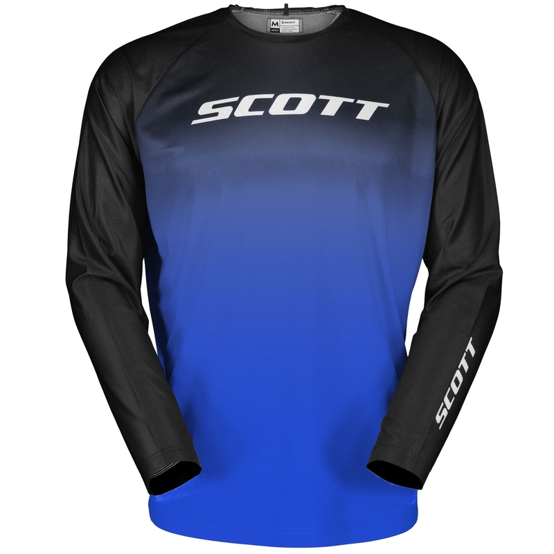 Maillot motocross SCOTT EVO Swap noir-bleu soldes