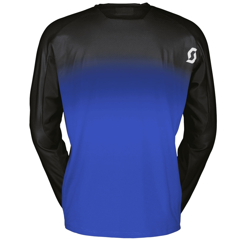 Maillot motocross SCOTT EVO Swap noir-bleu soldes