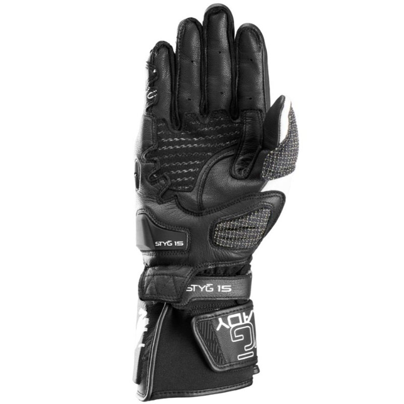 Gants moto femme Furygan Styg 15 Lady noir-blanc