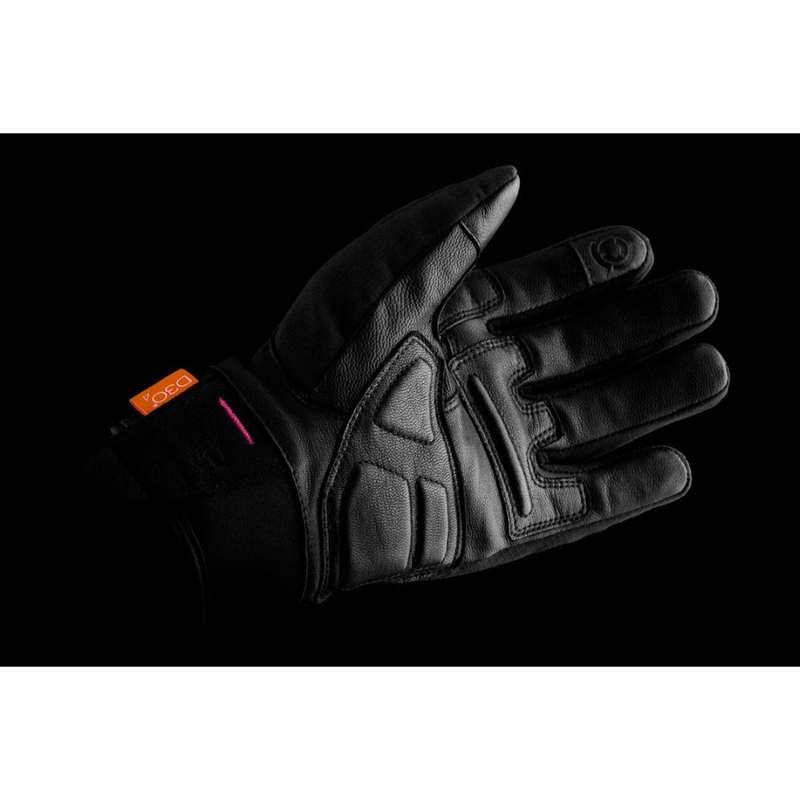 Gants moto femme Furygan Jet Lady All Season D3O® Evo noir-rose