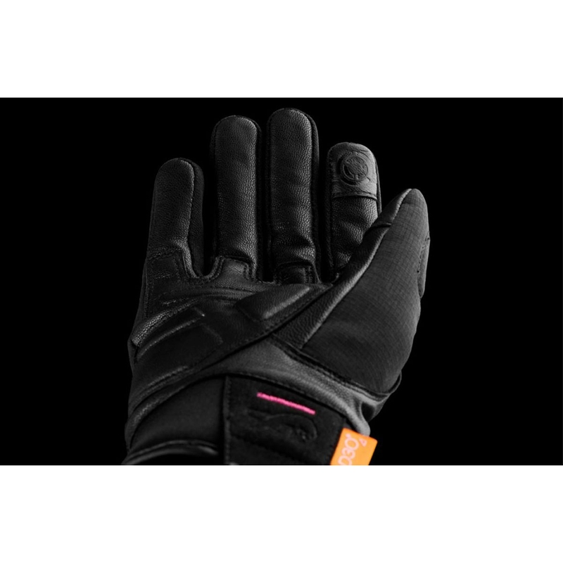 Gants moto femme Furygan Jet Lady All Season D3O® Evo noir-rose