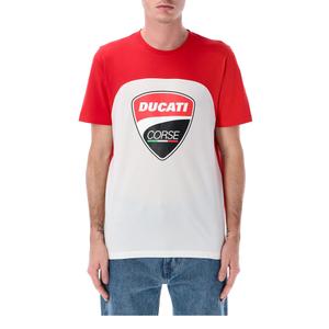 T-shirt Ducati Badge rouge-blanc