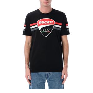T-shirt Ducati Stripes Badge noir