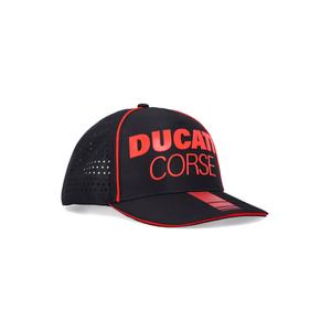 Casquette Ducati Laser Performance Midvisor noir-rouge