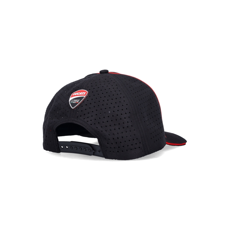 Casquette Ducati Laser Performance Midvisor noir-rouge