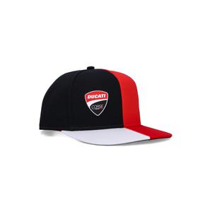Casquette plate Ducati rouge-noir-blanc