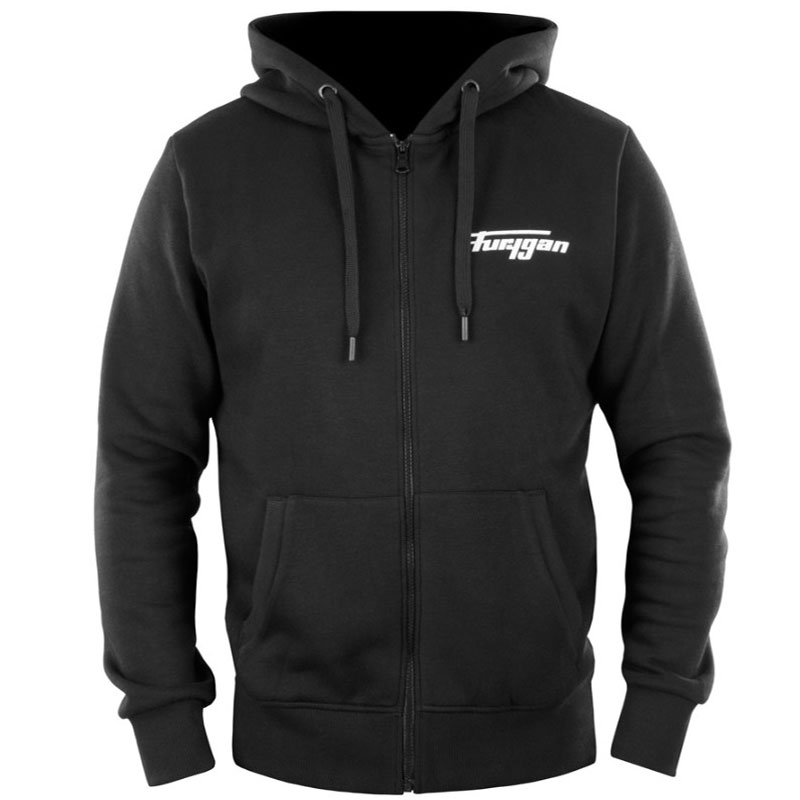 Sweat zippé Furygan Corpo Noir-Blanc