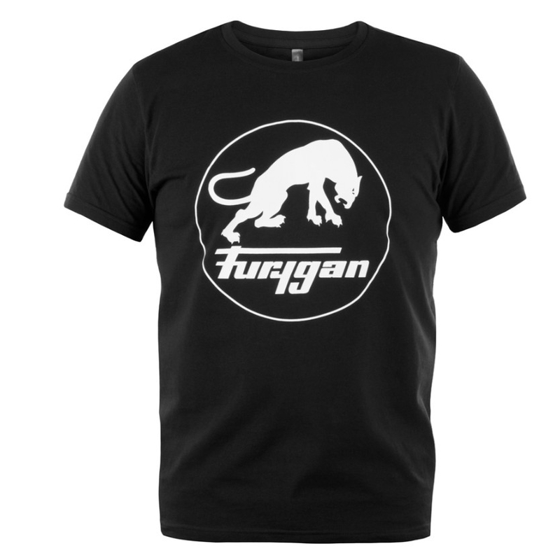 T-shirt Furygan Corpo TS Logo noir-blanc