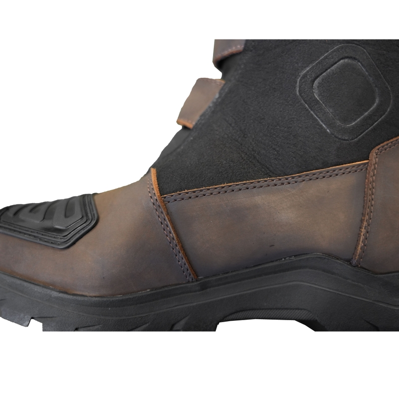 Bottes moto Street Racer Adventure Low WP marron - II. qualité