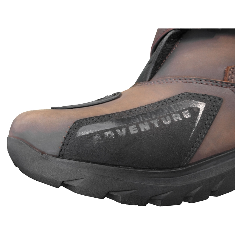 Bottes moto Street Racer Adventure Low WP marron - II. qualité