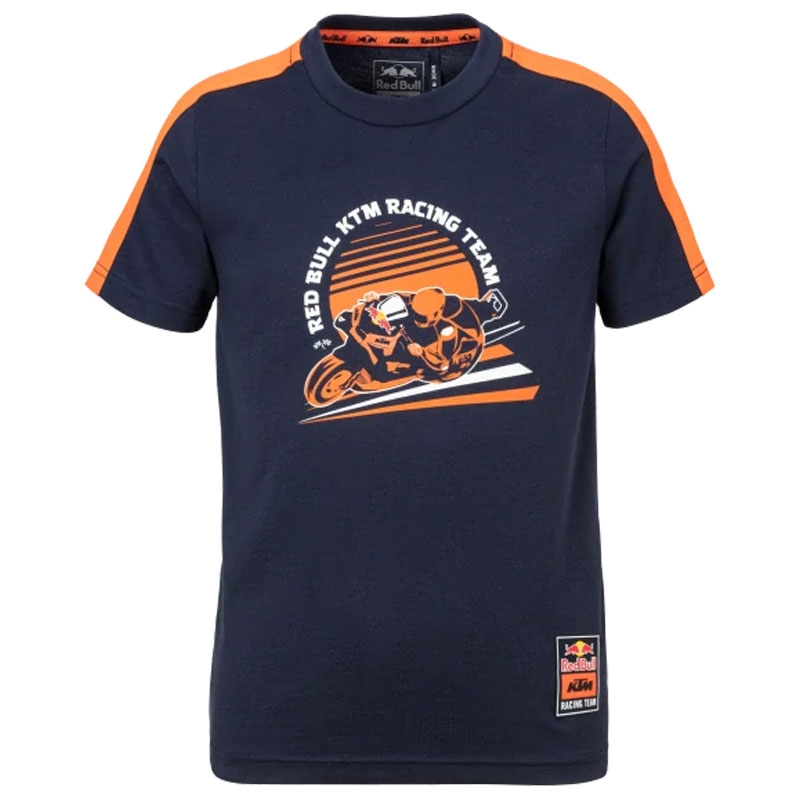T-shirt KTM Red Bull Racing Grid pour enfant Bleu-Orange