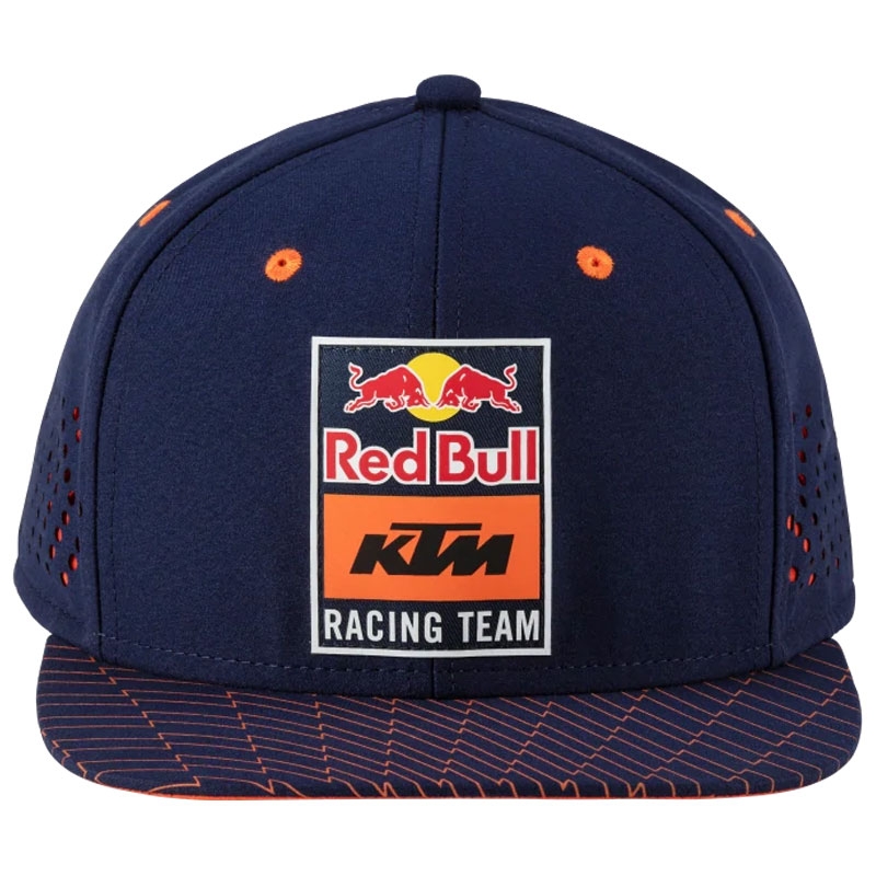 Casquette plate KTM Red Bull Racing Grid bleu-orange