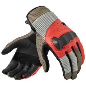 Gants de moto Revit Lewisville Sable-Rouge