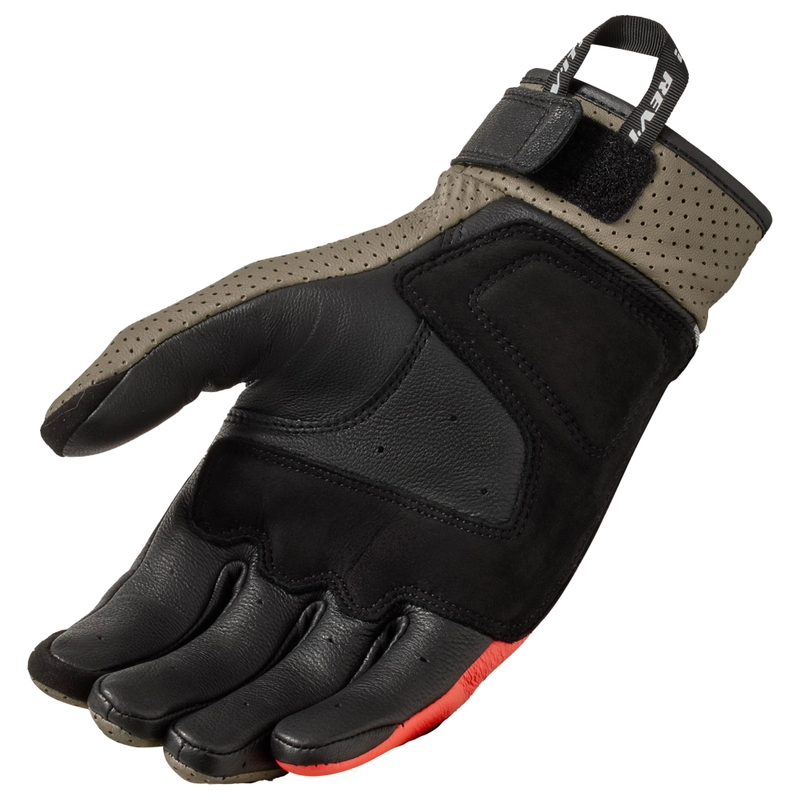 Gants de moto Revit Lewisville Sable-Rouge