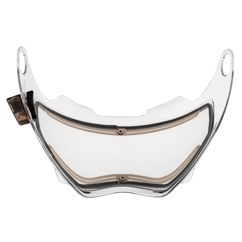 Visières de casque chauffantes électriquement Cassida Tour, transparentes