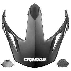 Visière pour casques Cassida Tour compatible plexiglas chauffant, noir mat