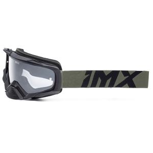 Lunettes de motocross iMX Dust noir-bronze avec plexiglas transparent