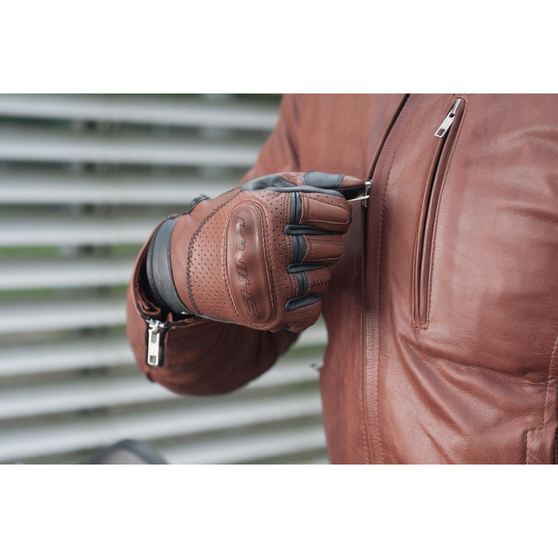 Gants bruns Shima Caliber