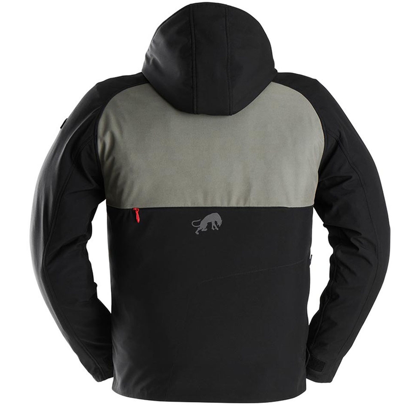 Veste moto Furygan Addax noir-vert kaki