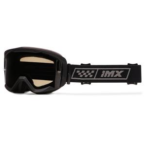 Lunettes moto iMX Endurance Race noir-gris avec plexiglas fumé