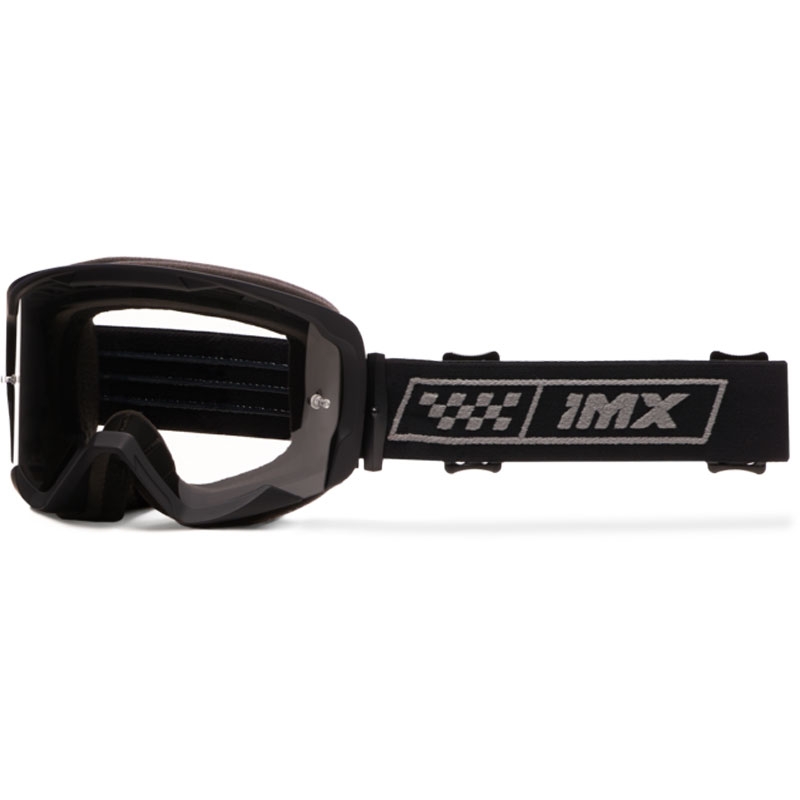 Lunettes moto iMX Endurance Race noir-gris avec plexiglas fumé