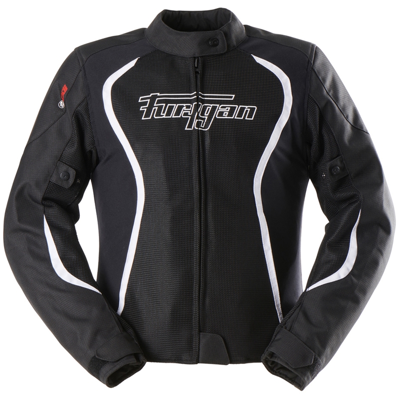 Veste moto 3 en 1 pour femme Furygan Odessa Vented noir-blanc